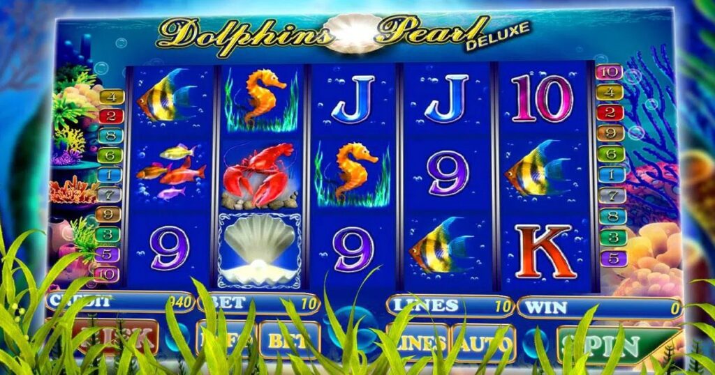 Dolphins Pearl spēļu automātu izmaksas